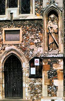 The entrance to All Saint's Church